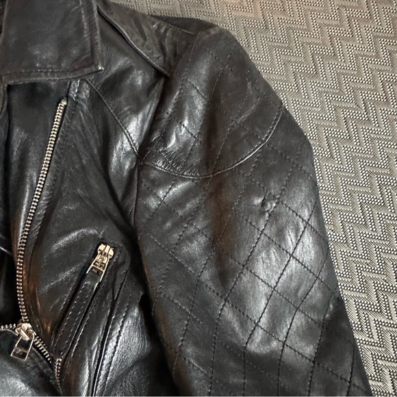 Leather Motorcycle Jacket - Picture 8 of 12